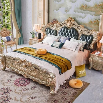 Роскошная Европейская Кровать Для пары Queen Size Многофункциональная Кровать Для Спальни Место Для Хранения Camas De Casal De Luxo Современная Мебель