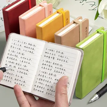 Утолщенный мини-блокнот A7 Simple Memo Diary Planner, креативный лазерный планировщик расписания для школьного офиса