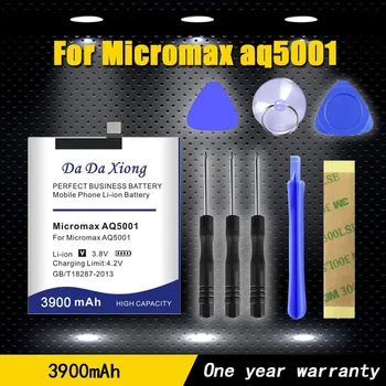 Высококачественный литий-ионный аккумулятор DaDaXiong емкостью 3900 мАч AQ5001 используется для Micromax Zaw1055qaa