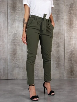 2023 новые Весенне-летние Осенние повседневные Тонкие Шифоновые брюки для женщин с высокой талией, черные брюки цвета хаки, зеленые Женские брюки 2