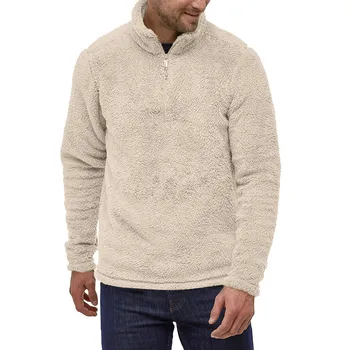 Осенне-зимняя мужская толстовка, рубашки Поло, однотонный вязаный пуловер, социальная уличная одежда, Повседневная деловая мужская одежда