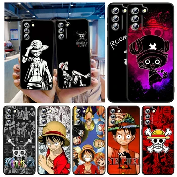 Японское Аниме One Piece Для Samsung Galaxy S24 S23 S22 S21 S20 FE S10 S10E Plus Ultra Pro Lite 5G Черный Чехол Для Телефона