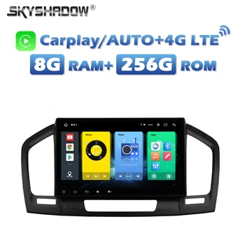 360 Беспроводной Carplay Auto 4G LTE Android 13,0 8G + 256G Автомобильный DVD-плеер GPS RDS Радио wifi Bluetooth Для Opel Insigina 2009-2012