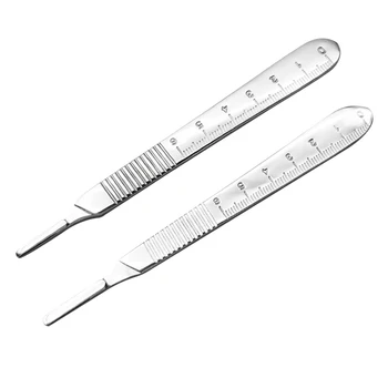 Два варианта типа 3 # 4 # Рукоятка ножа Ручка скальпеля Ортопедический инструмент из нержавеющей стали