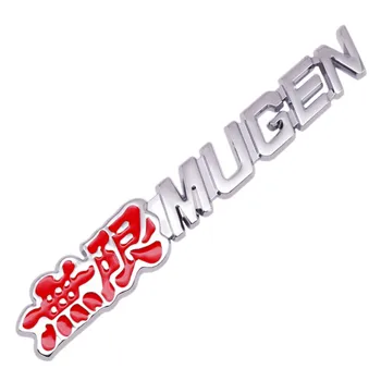 3D Металлический Логотип MUGEN Автомобильный Задний Багажник Хвостовая Эмблема Значок Наклейка Наклейки Для Honda Civic Accord Odyssey CRV CBR VTX VFR Hrv Jazz 2