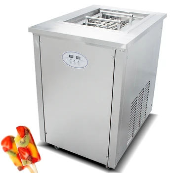 Машина для приготовления эскимо из нержавеющей стали с 40 шт. / компл. формой для приготовления мороженого Коммерческая машина для производства мороженого 1150 Вт 3