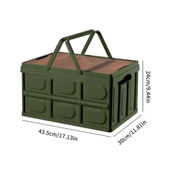 Складные ящики для хранения Садовых инструментов для кемпинга и игрушек для бассейна, многоцелевой ящик для хранения на кухне на открытом воздухе 5