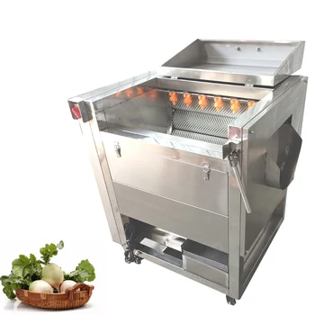 Профессиональная Машина для мытья Щеток для овощей и фруктов, Машина для очистки картофеля Чили и моркови