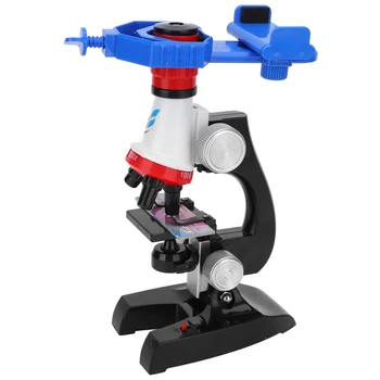 Детский Биологический Микроскоп Игрушка 100X 400X 1200X Микроскоп Со Светодиодной Подсветкой Научная Ранняя Развивающая Игрушка В Подарок Для Детей 2