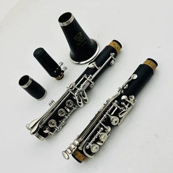 Кларнет MARGEWATE MCL-300 Си-бемоль для игры на музыкальных инструментах из бакелитового дерева, кларнет с аксессуарами 4