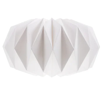 Современный минималистичный абажур оригами, бумажная лампа, плиссированный подвесной светильник Оригами В простом стиле, аксессуар для украшения