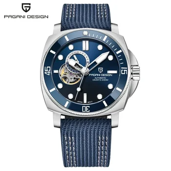 Роскошные мужские деловые Элегантные часы PAGANI DESIGN 2023, новые модные механические часы Sapphire 200M, водонепроницаемые, люминесцентные, брендовые