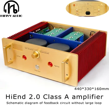 Домашний Усилитель HI-END HI FI 400W Audio Без отрицательных Отзывов Исследование/Копия NHB-108 Super Pure cooper transformer Хороший Звук