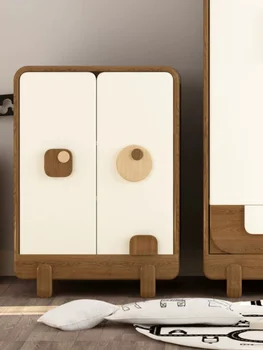 Шкаф мультфильм творческий шкаф для хранения игрушек шкафчик из массива дерева от двери до двери шкаф