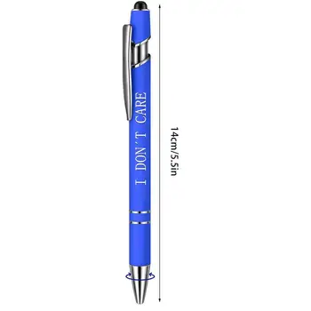 Забавные ручки Настольные ручки с сенсорным экраном 10 штук Шариковых ручек Офисный вдохновляющий стилус с сенсорным экраном, ободряющий 5