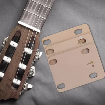3шт Гитарных прокладок, прокладок для гитарного грифа, сменных прокладок для ремонта грифа бас-гитары 2