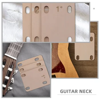 3шт Гитарных прокладок, прокладок для гитарного грифа, сменных прокладок для ремонта грифа бас-гитары 3