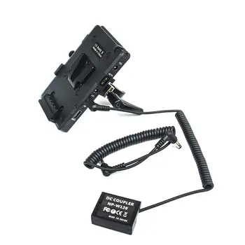 Блок питания для Батарейной платы с V-образным креплением WY-VG2 с Зажимом для стержня к кабелю NP-W126 для камеры Fujifilm 0