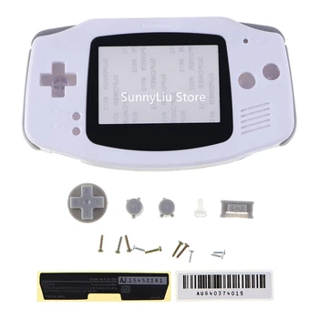Красочный пластиковый корпус в полном комплекте, чехол для Gameboy Advance Shell, полный корпус для gba Case Shell 4