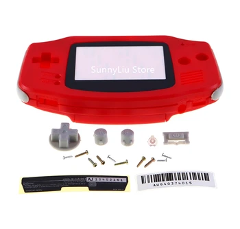 Красочный пластиковый корпус в полном комплекте, чехол для Gameboy Advance Shell, полный корпус для gba Case Shell 5