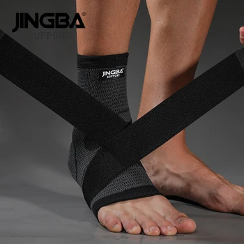 ПОДДЕРЖКА JINGBA, 1 шт., 3D нейлоновая повязка, защита лодыжки, футбольный баскетбольный бандаж для лодыжки, защитный tobillera deportiva