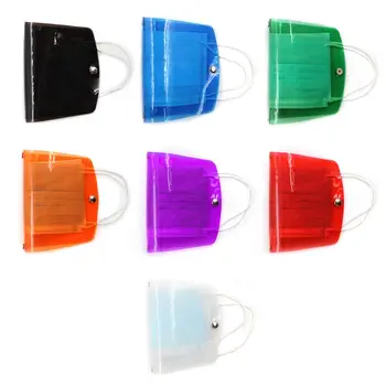 2шт Многоцветных Прозрачных пластиковых зажимов для хранения маски для лица Держатель крышки для рта