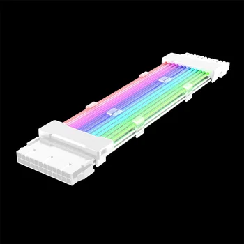 1/3 / 5ШТ Удлинитель корпуса RGB Кабель 5V 24PIN ARGB Осветительная лента Адаптер для передачи Стримера Материнская плата компьютера Источник питания Цвет 3