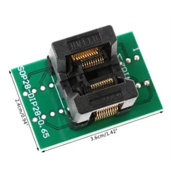 Блок записи TSSOP20 SSOP20 ST Chip Test Socket Программный Адаптер OTS28-0.65-01 5