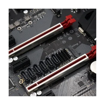 M.2 MKEY PCI-E Riser Card M.2 NVME к SATA3.0 PCIE к SATA 6Gpbsx6-Портовая карта расширения ASM1166 Поддерживает функцию PM 1