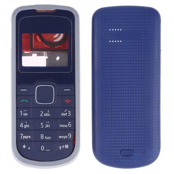 Полная крышка корпуса (Передняя крышка + Средняя рамка + Задняя крышка аккумулятора + клавиатура) для Nokia 1202