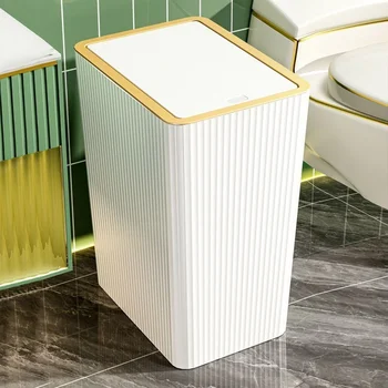 Мусорное ведро для ванной комнаты мусорные баки для бытовых туалетов с крышками гостиная кухня спальня мусорные баки для умного мусорного ведра с прижимным швом
