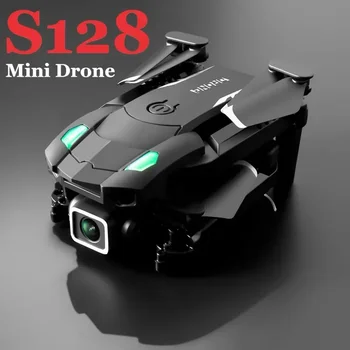 Новый Мини-Дрон S128 Для Обхода Препятствий Складной Квадрокоптер Детские Игрушки Подарки VS K9Pro K Professional HD Двойная Камера RC Dron 1