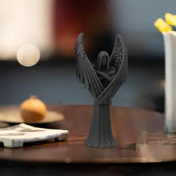 Силиконовые формы для свечей 3D Angel Фигурка на тему Хэллоуина, Эпоксидная смола ручной работы, Поделки из смолы, Ароматерапевтические свечи DIY 1