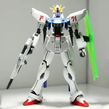 Bandai HGUC 1/144 167 F91 GUNADAM Белый Мобильный костюм Gundam F91 Пластиковые игрушки в сборе Модель аниме Окружения Подарок 4