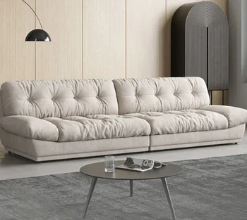 Итальянский минимализм, роскошная технология, тканевое облако, диван для гостиной, квартира современная и минималистичная