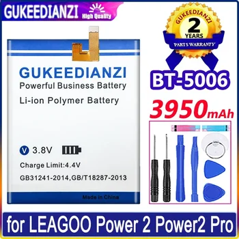 Аккумулятор GUKEEDIANZI Bt-5006 емкостью 3950 мАч для LEAGOO Power 2 Power2 В наличии На складе Новейшего производства Высококачественных Аккумуляторных батарей