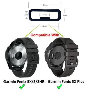 Сменный резиновый ремешок для часов, петля для фиксации, защитный держатель для Garmin Fenix 6x / 6s, Фиксирующее кольцо для ремешка для часов, умные аксессуары 4