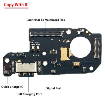 Плата USB-кабеля Для зарядки Flex Для Xiaomi Redmi Note 12 4G Note 12 Pro Plus 5G Порт Зарядной Док-станции Разъем Зарядного Устройства Гибкий Кабель 2