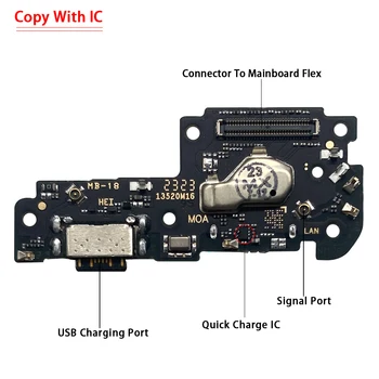 Плата USB-кабеля Для зарядки Flex Для Xiaomi Redmi Note 12 4G Note 12 Pro Plus 5G Порт Зарядной Док-станции Разъем Зарядного Устройства Гибкий Кабель 4