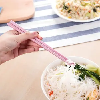 Бытовые палочки для еды В японском стиле, нескользящие палочки для суши, Многоразовые многофункциональные палочки для закусок, Кухонная посуда 3