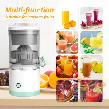 Портативная электрическая соковыжималка для фруктов, машина для быстрого приготовления сока из фруктов и овощей, блендер для апельсинов, лимонов, Кухонные инструменты 3