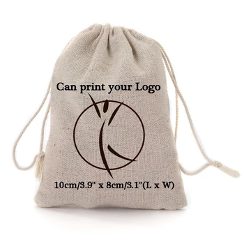 Сумки для ювелирных изделий С индивидуальным логотипом Небольшой подарочный пакет Упаковка из 100 банок С персонализированной печатью свадебного логотипа компании или названия магазина