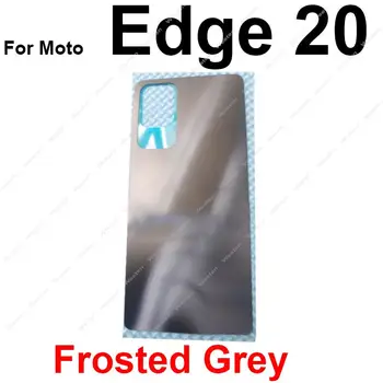 Задняя крышка корпуса батарейного отсека для Motorola MOTO Edge 20 Pro 20 Lite Edge S Pro Задняя крышка Задняя крышка батарейного отсека Запасные части 3