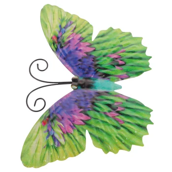 Бабочка Настенный Наружный Декор Железный Домашний Подвесной Декор Фурнитура Ремесла Кулон (Зеленый) 4