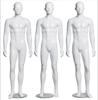Роскошный мужской костюм-манекен для всего тела, мужская модель белого цвета для показа 1