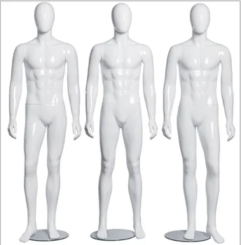 Роскошный мужской костюм-манекен для всего тела, мужская модель белого цвета для показа 2