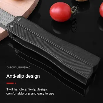 Точилка для ножей Портативная точилка для ножей Складной двусторонний нож, Ножницы, точильный камень, Кухонный инструмент для заточки на открытом воздухе 4