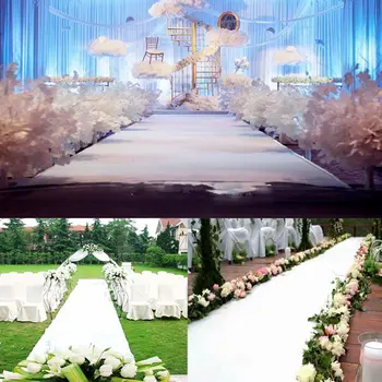 Ковровая дорожка для внутреннего и наружного прохода, розовый, белый, красный, коврик для свадебной вечеринки, Церемония мероприятия, свадьба, 1 мм 5