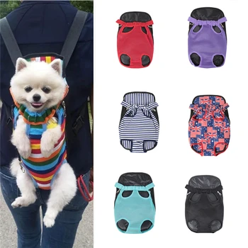 Рюкзак-переноска для домашних собак, Сетчатые Камуфляжные товары для путешествий на открытом воздухе, Дышащие сумки с ручками через плечо для маленьких собак, кошек, Чихуахуа
