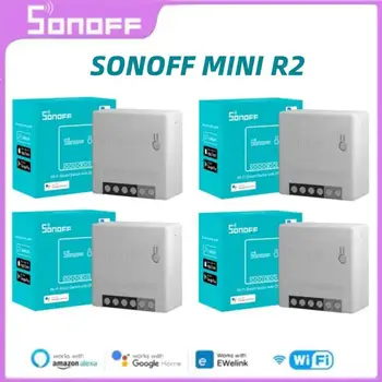 SONOFF Mini R2 Wifi Smart Switch MINIR2 2-Полосные Модули eWeLink APP DIY Switch Беспроводной Пульт Дистанционного Управления Работа С Alexa Google Home